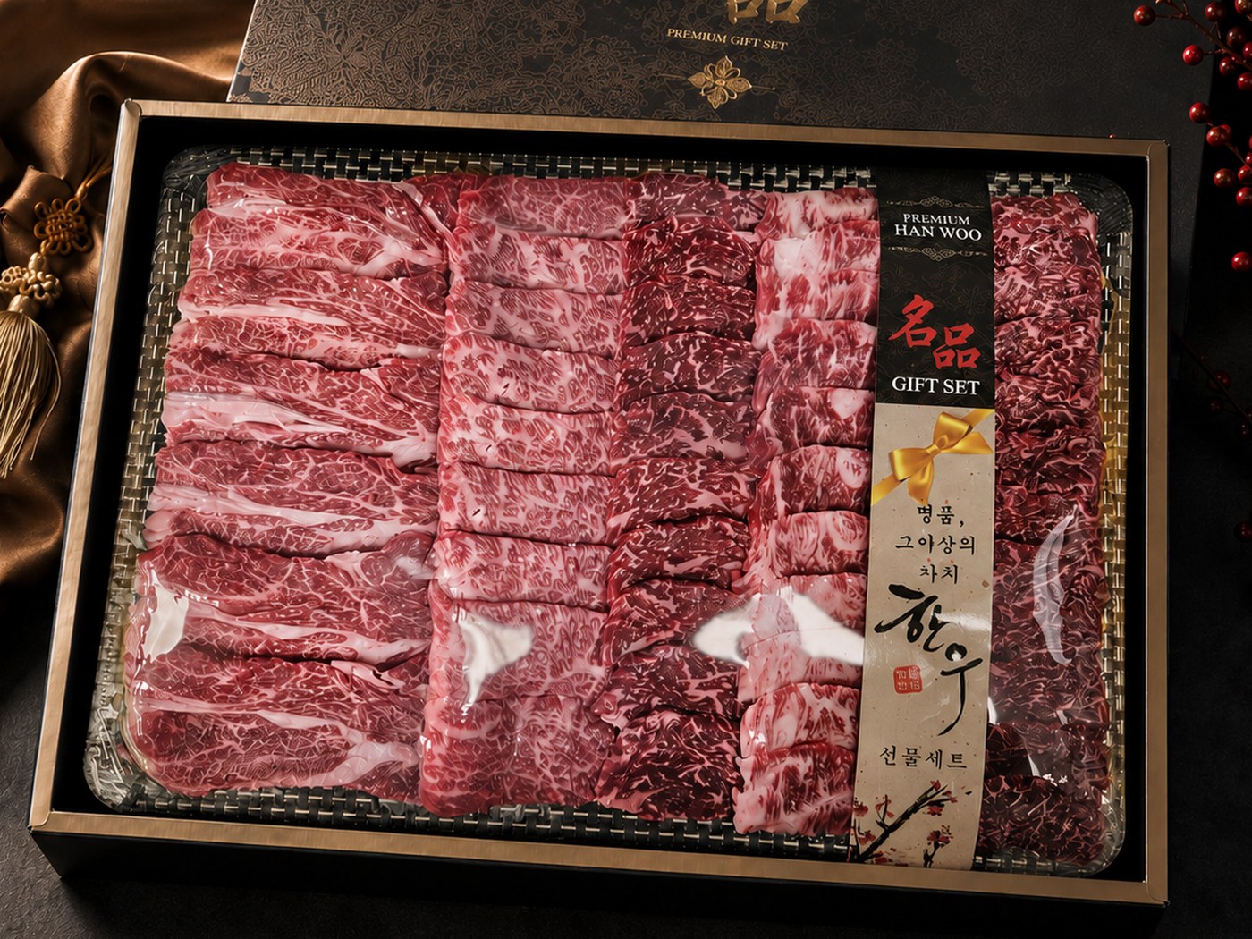한우 꽃등심+혼합 선물세트 1.15kg 상품 이미지