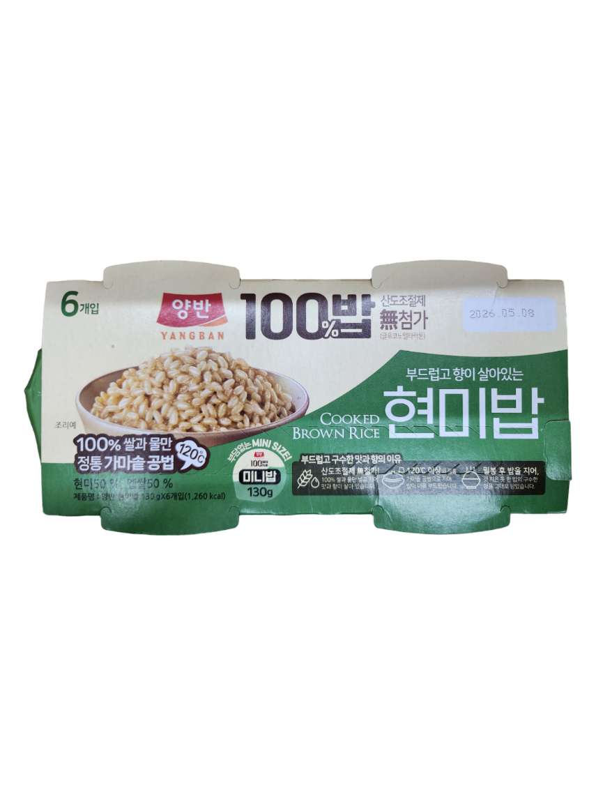 동원 양반100밥 현미밥 130g*6입