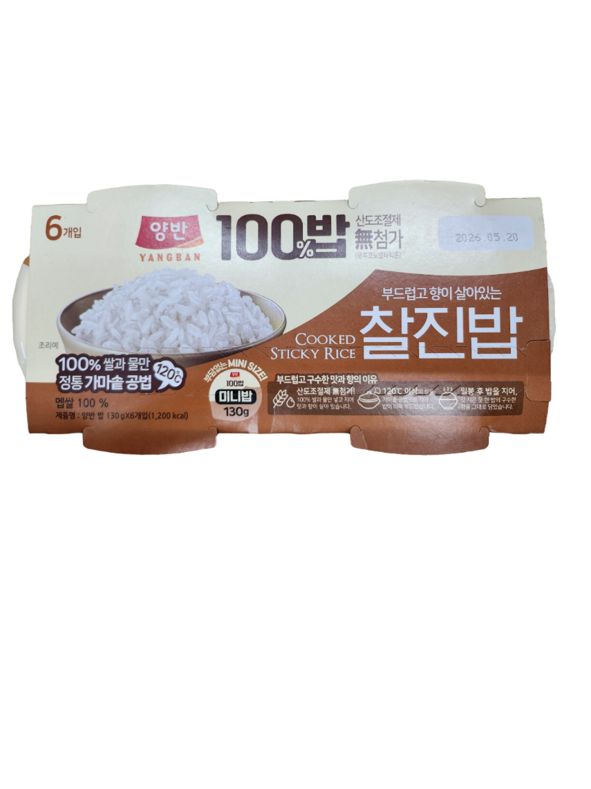 동원)양반100밥_찰진밥 130g*6