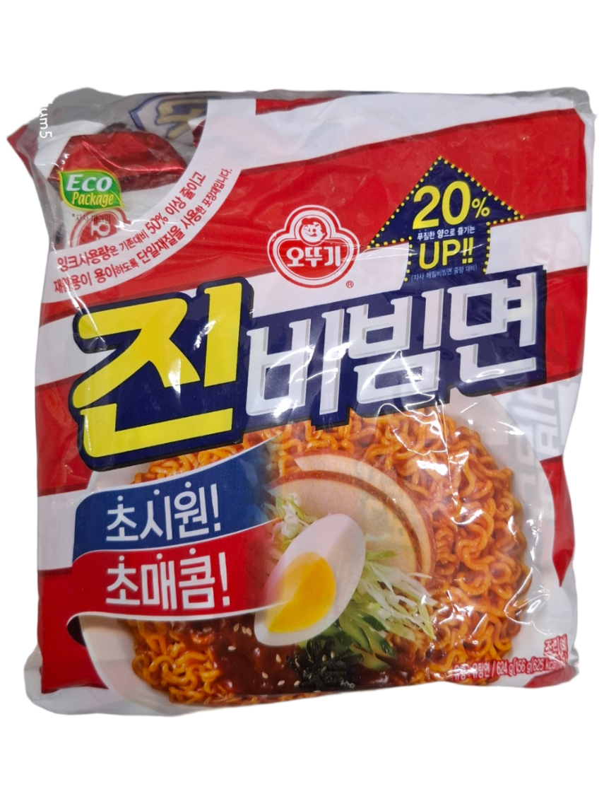 오뚜기 진비빔면 멀티 156g*4