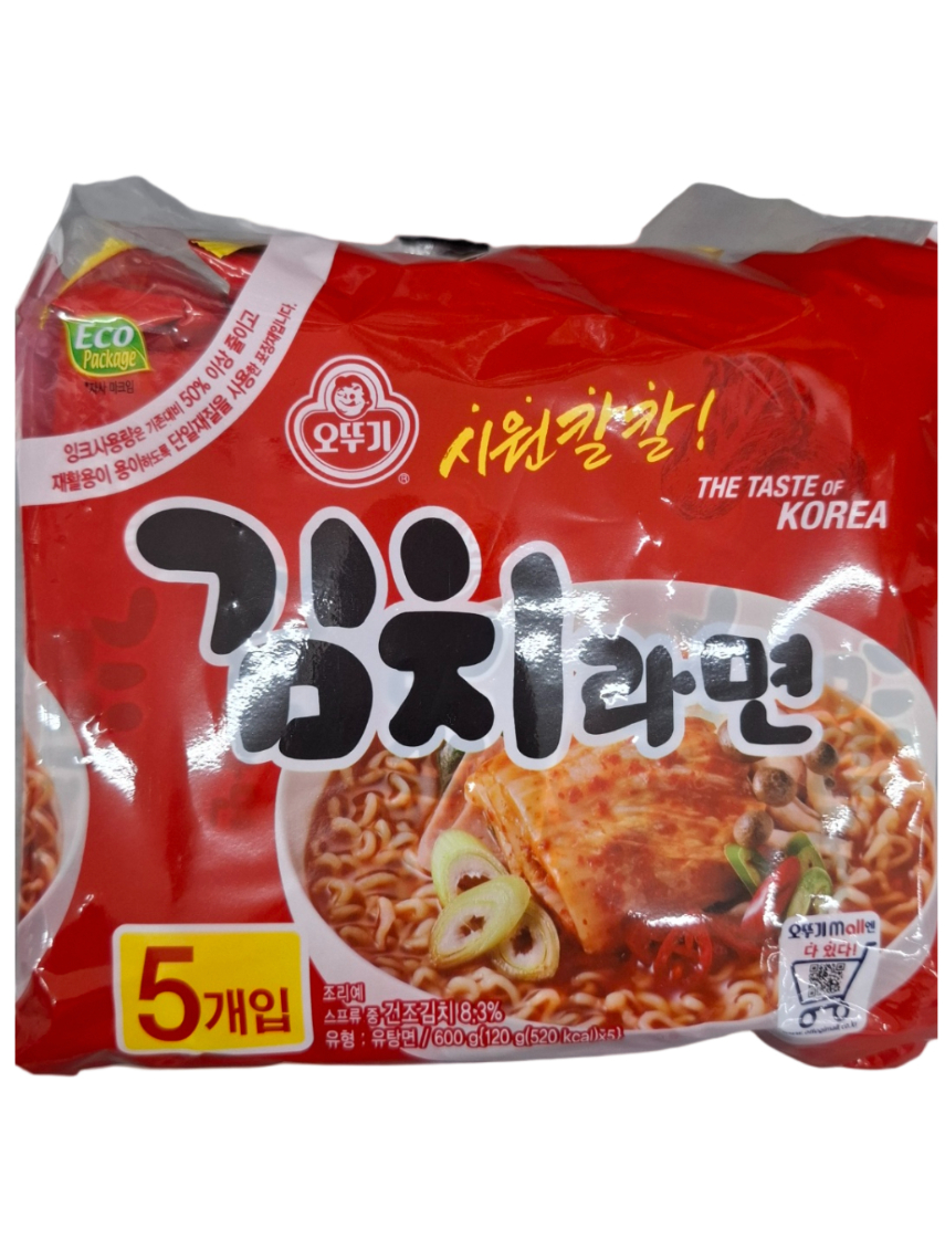 오뚜기 김치라면 멀티 120g*5