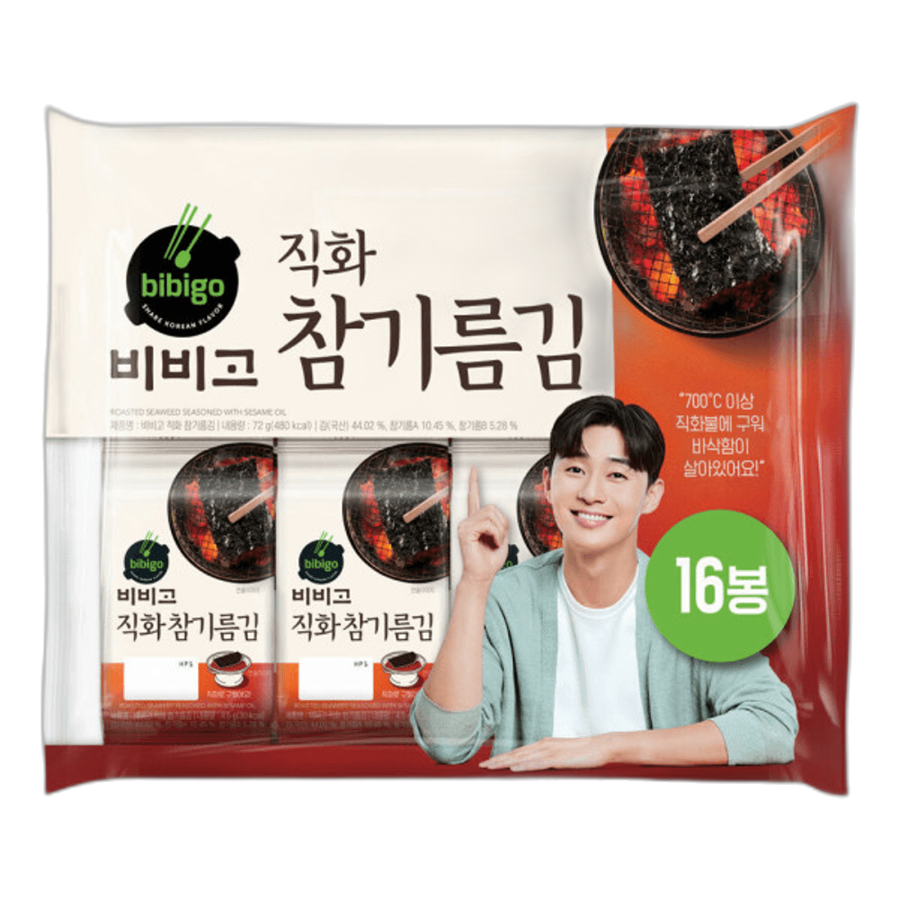 CJ)비비고 참기름김 6입
