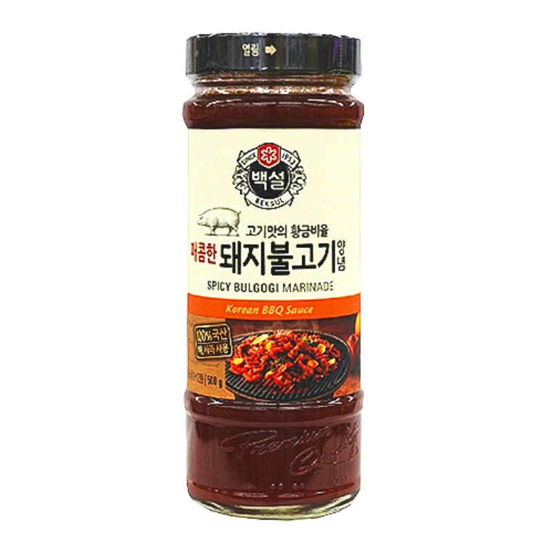 백설돼지불고기양념 500g