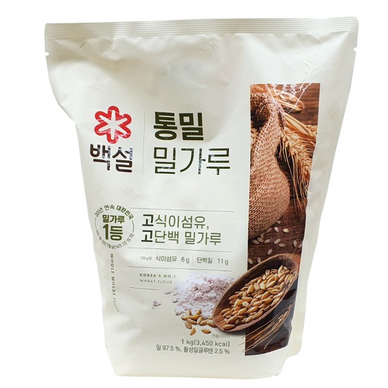 백설통밀밀가루
