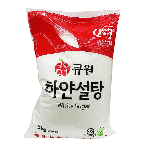 큐원 하얀설탕 3kg