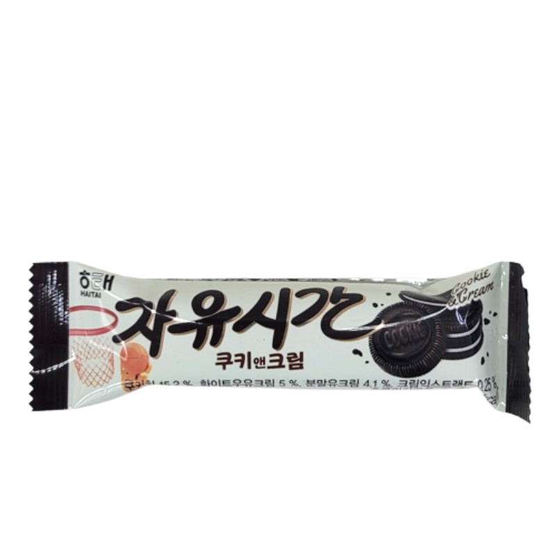 해태 자유시간 쿠키앤크림 30g