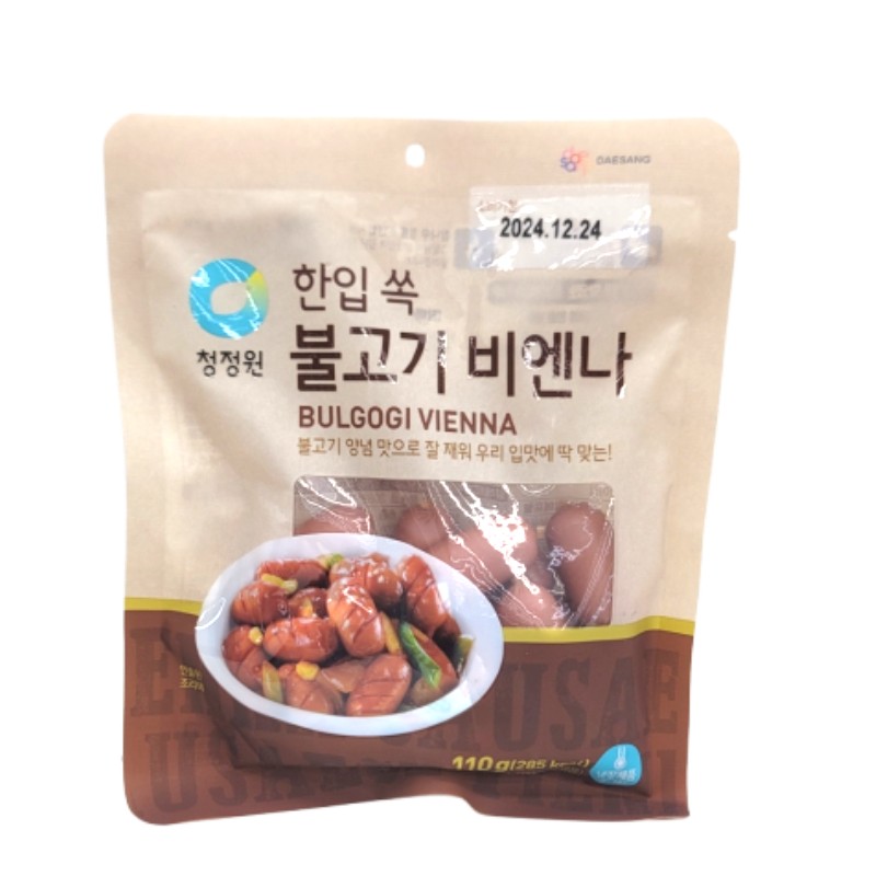 청정원 불고기맛비엔나 110g