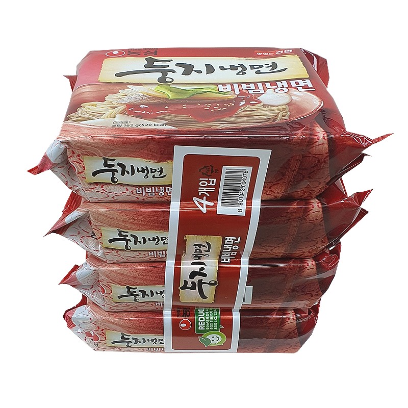 농심)둥지비빔냉면(멀티) 162g*4