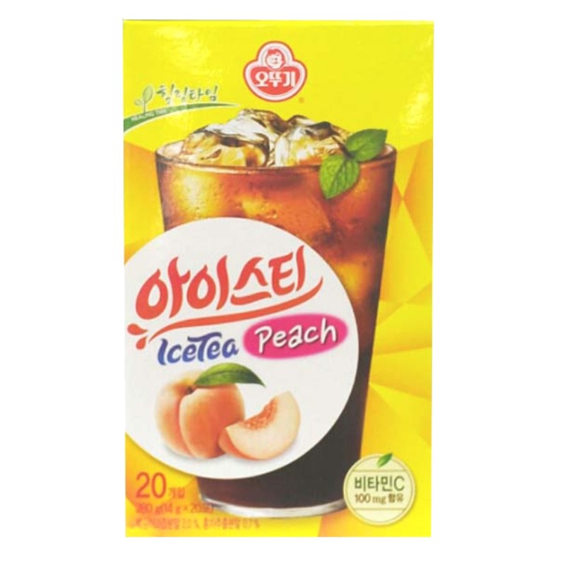 아이스티복숭아