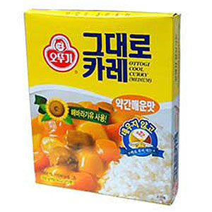 오뚜기 3분그대로카레 약간매운맛 200g
