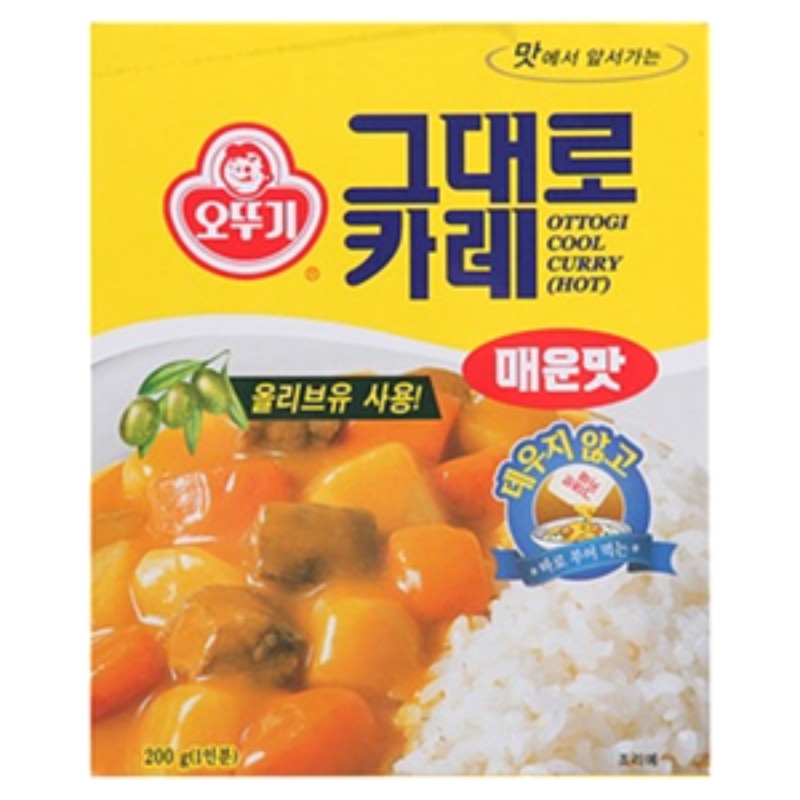 오뚜기 3분그대로카레 매운맛 200g