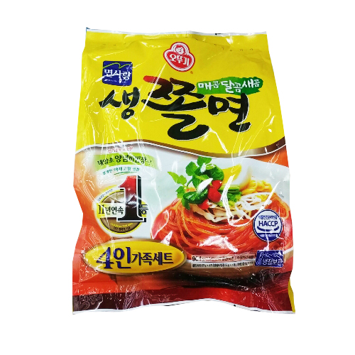 오뚜기 생쫄면 4인세트