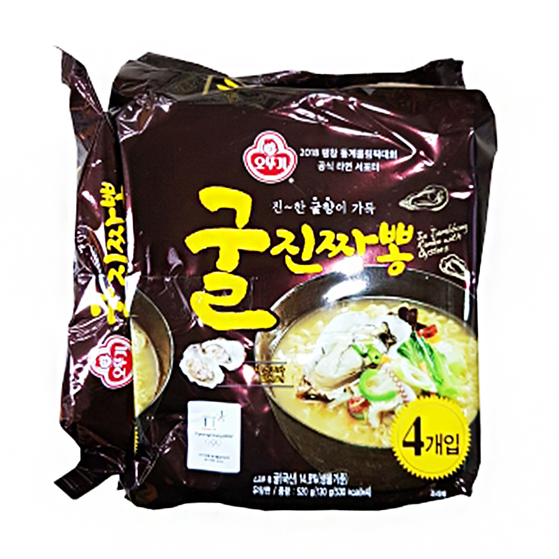 오뚜기 굴진짬뽕 멀티 130g*4