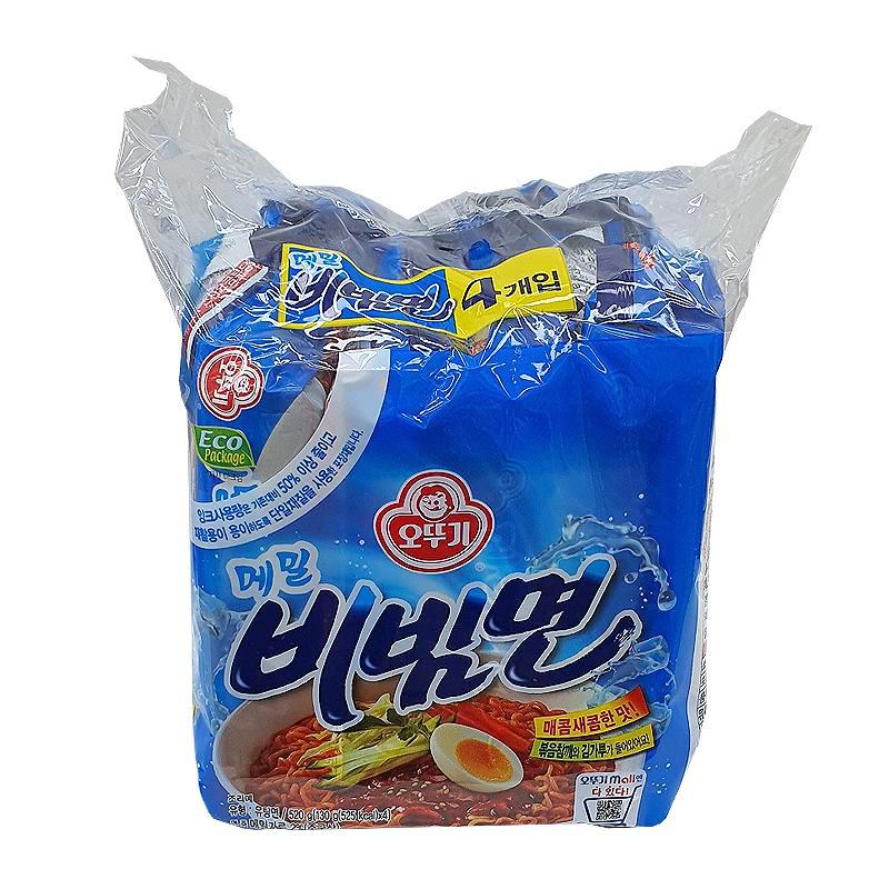 오뚜기 메밀비빔면 멀티 130g*4