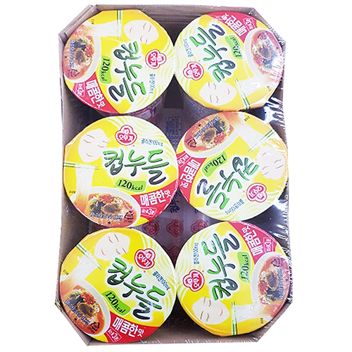 오뚜기 컵누들매콤한맛 6입 [2] 37.8g*6