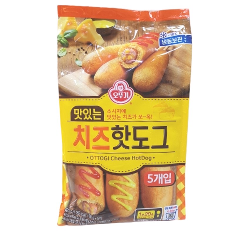 오뚜기 맛있는 치즈핫도그 400g