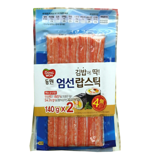 동원 김밥에딱 엄선랍스틱 140g*2