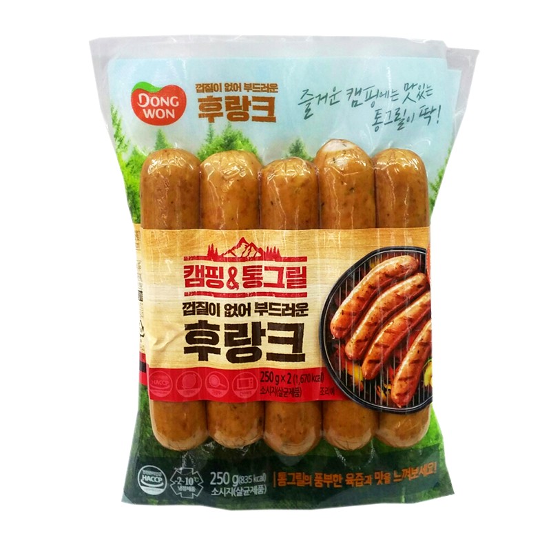 동원 캠핑&통그릴 후랑크 250g*2