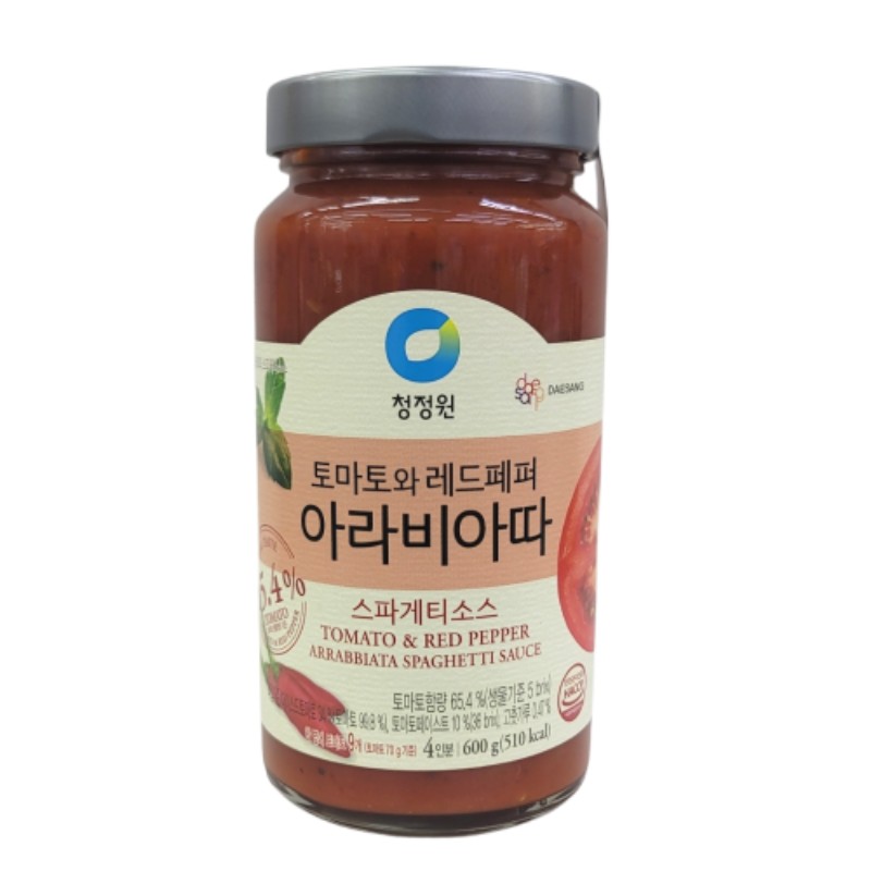 청정원 아라비아따스파게티소스 600g