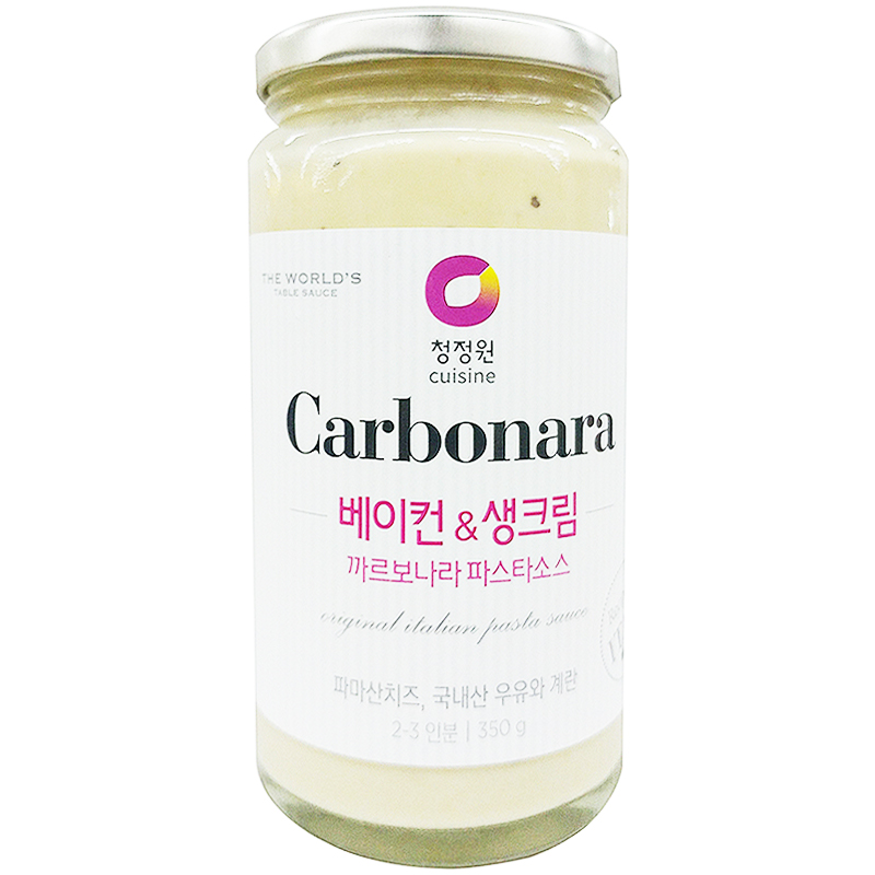 청정원 까르보나라베이컨&생크림