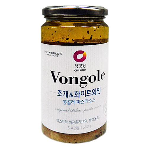 청정원 조개&화이트 봉골레파스타 360g