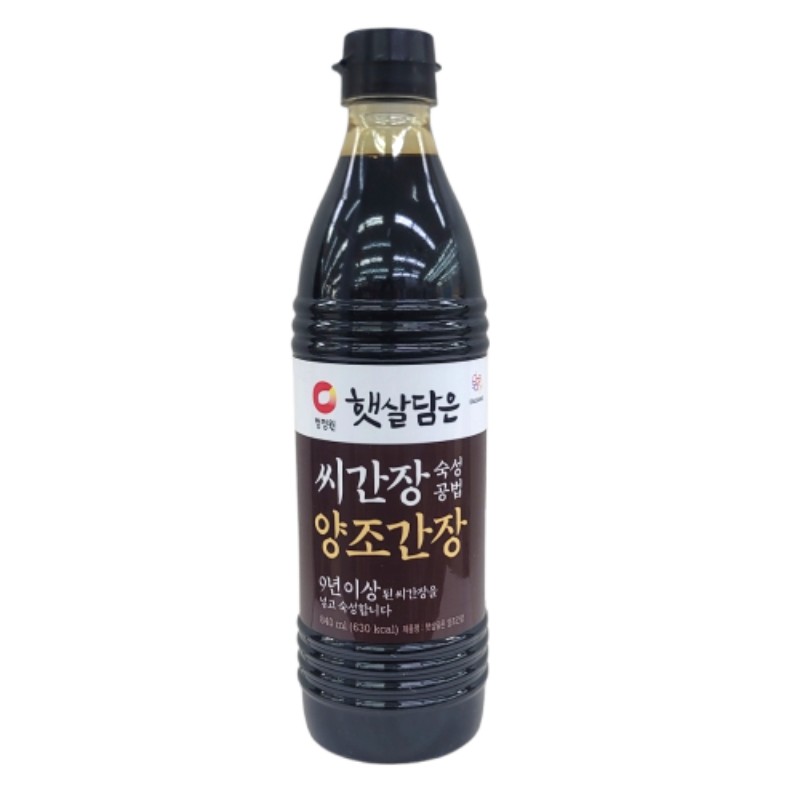 청정원 씨간장숙성양조간장 500ml