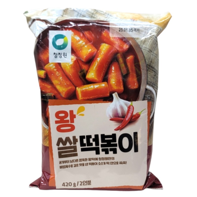 청정원 왕떡볶이 412g