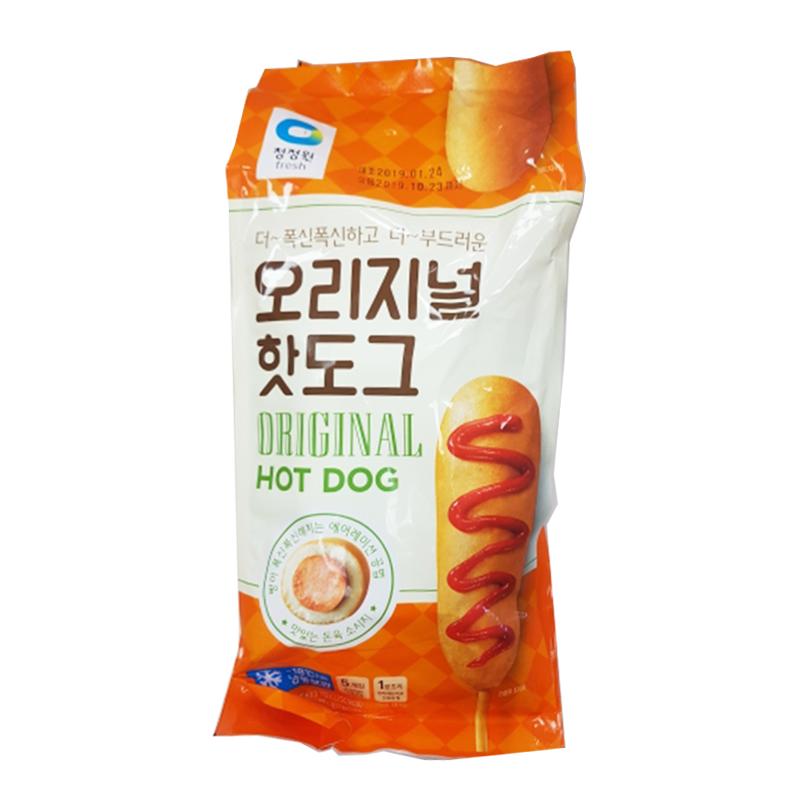 청정원 오리지널핫도그 375g