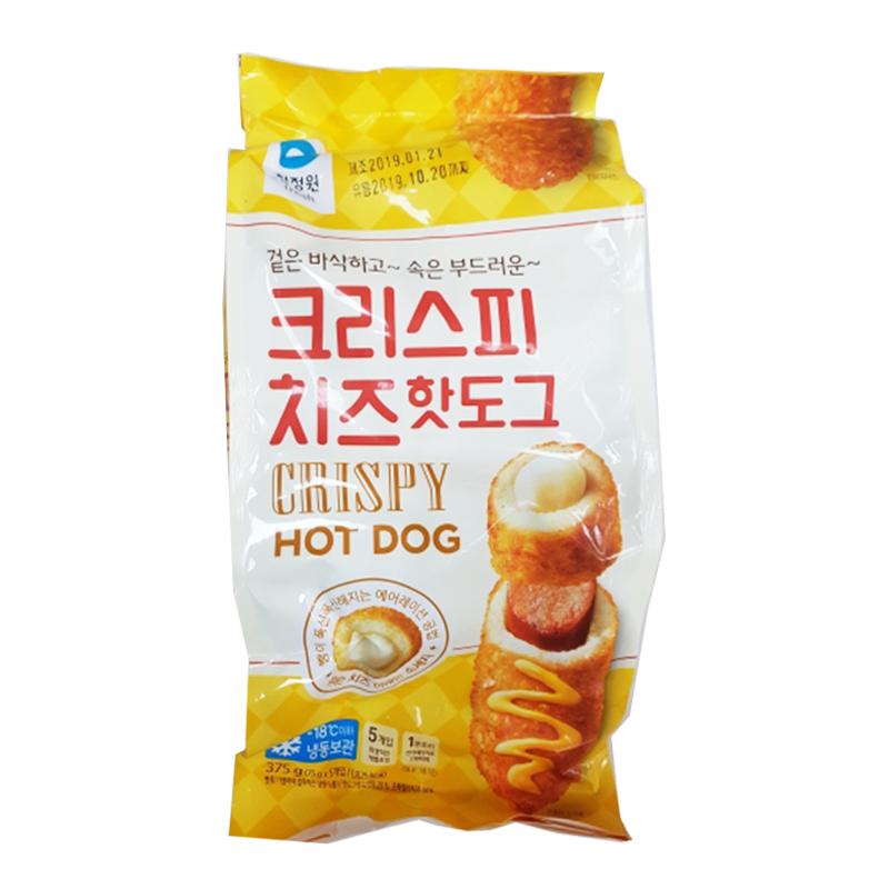 청정원 크리스피치즈핫도그 375g