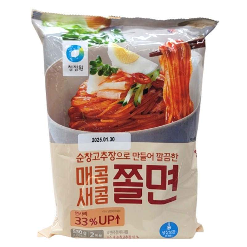청정원 매콤새콤쫄면 530.4g