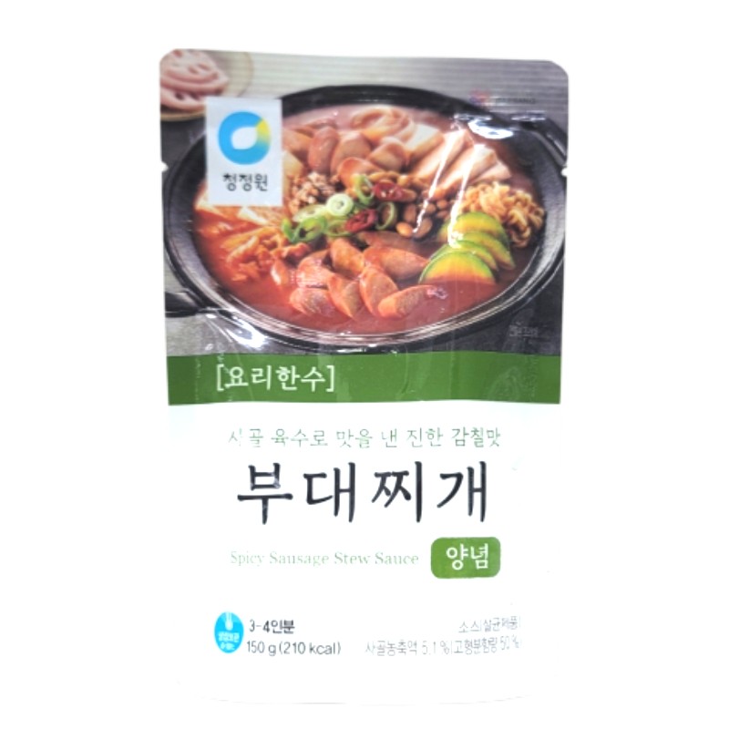 청정원 요리한수부대찌개양념 150g