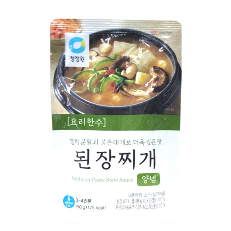 청정원 요리한수된장찌개양념 150g