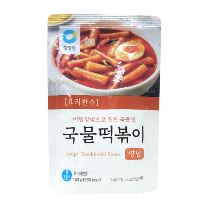 청정원 요리한수국물떡볶이양념 140g