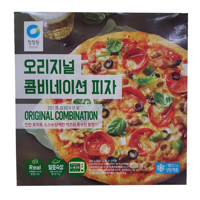 청정원 오리지널콤비네이션피자