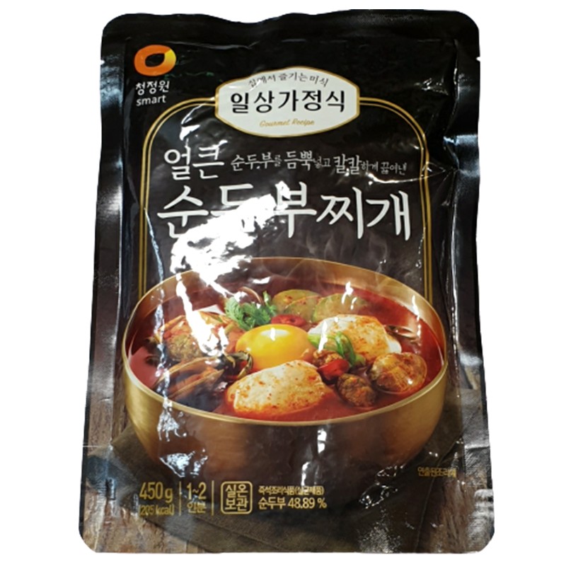 청정원 얼큰순두부찌개 450g