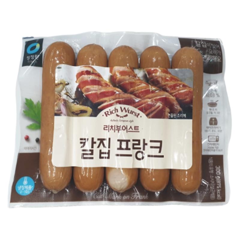 청정원 칼집프랑크 300g