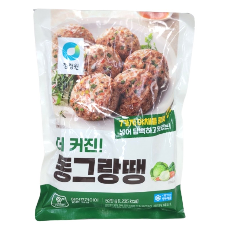 청정원 더커진동그랑땡 520g