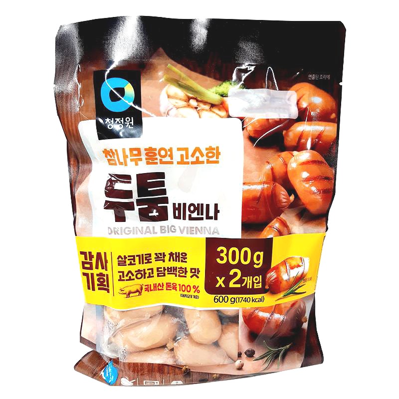 청정원 참훈고소한두툼비엔나