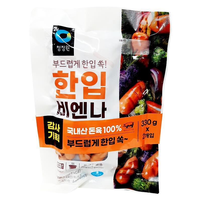 청정원 한입비엔나 272g*2