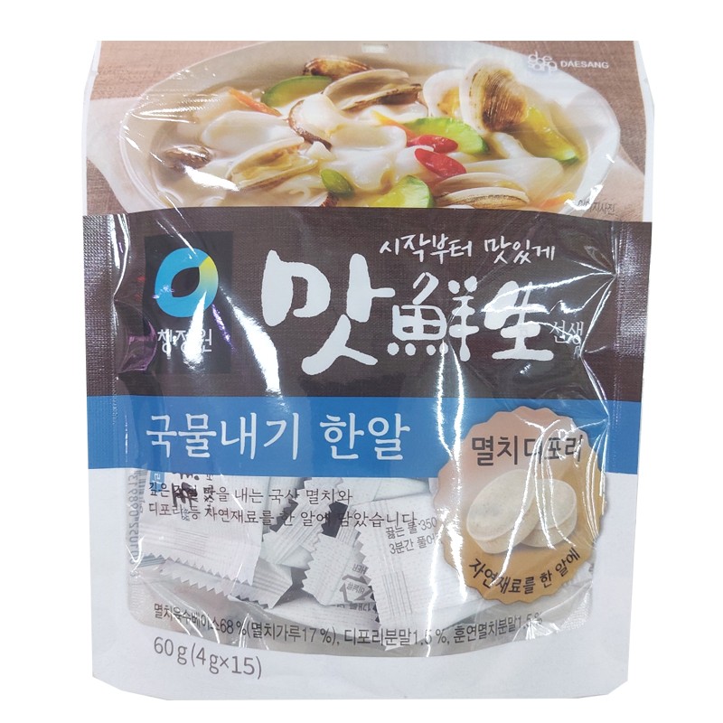 청정원 맛선생멸치디포리국물내기한알 100g