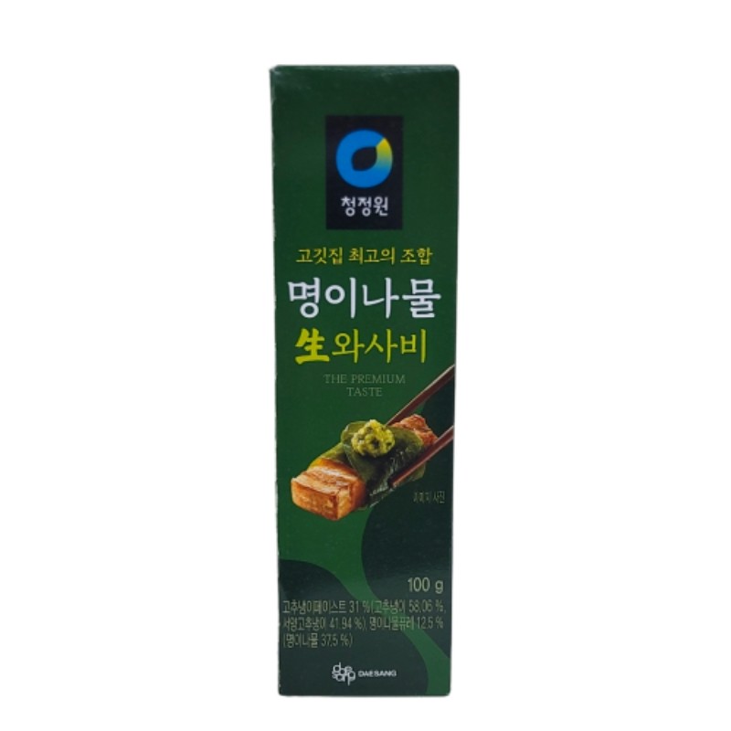 청정원 명이나물생와사비 100g