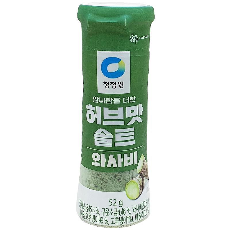청정원 허브맛솔트와사비 52g