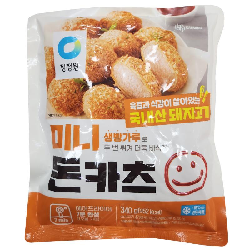 청정원 미니돈카츠 340g