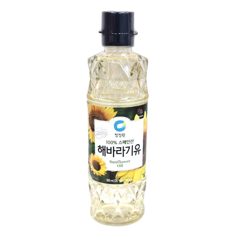 청정원 해바라기유 900ml(무색)