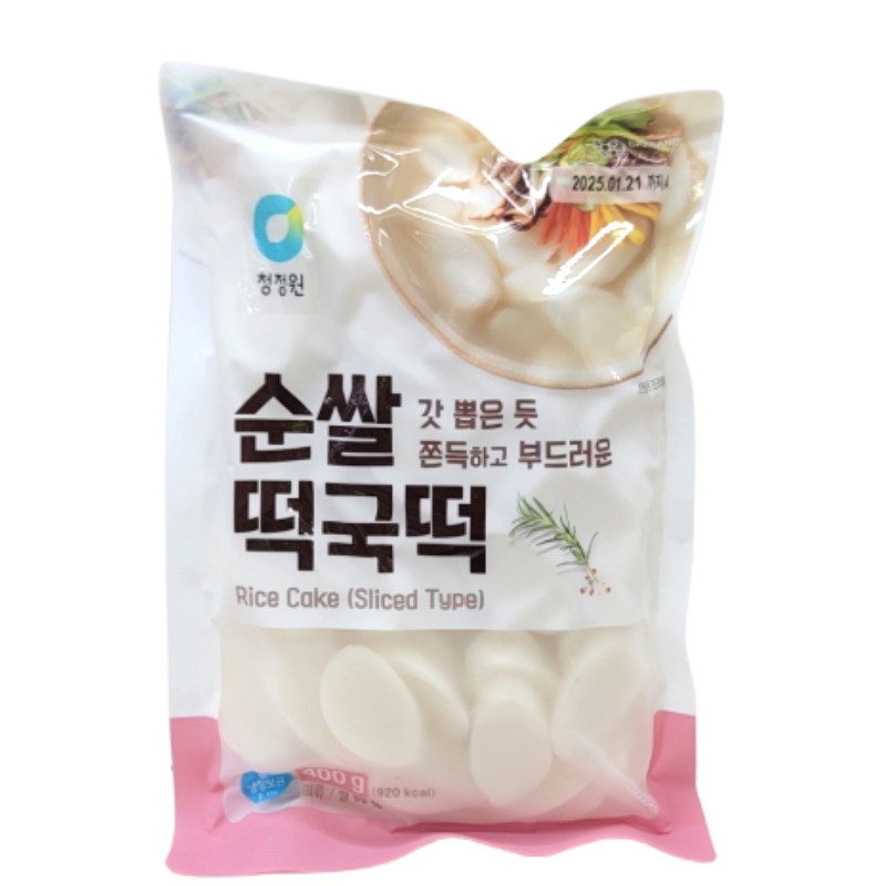 청정원 순쌀떡국떡 400g