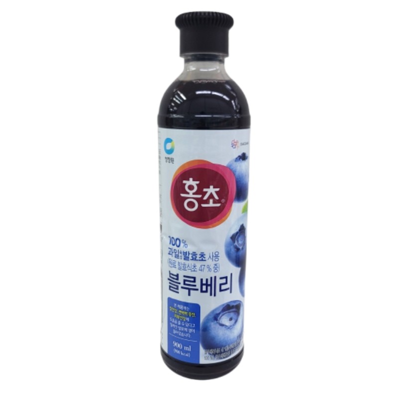 청정원 마시는홍초_블루베리 900ml