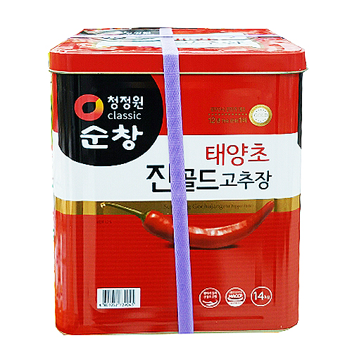 청정원 순창 진 고추장 골드(캔) 14kg