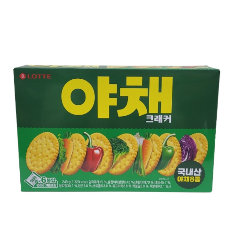 롯데 야채크래커 249g