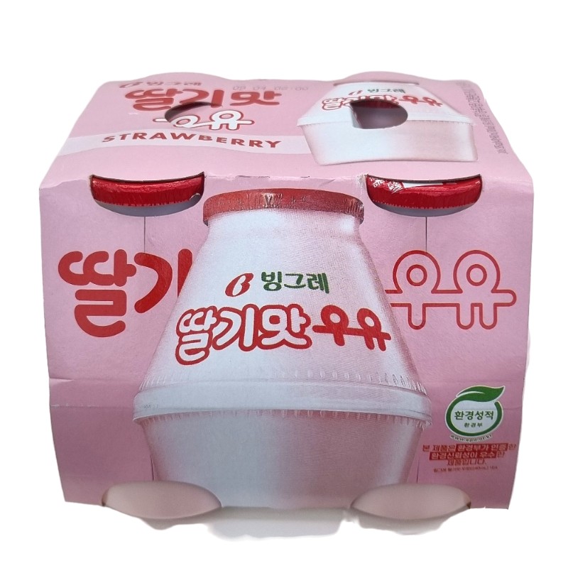 빙그레 딸기맛우유(멀티)