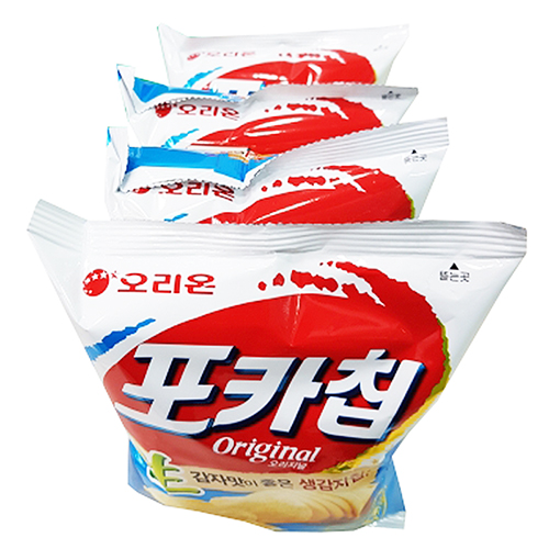 오리온)포카칩 오리지널(번들) 38g*4